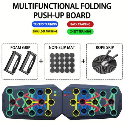 Household Multifunctional Push Up Training Board for Men's Chest and Abdominal Muscle Training Equipment Portable Push Up Board