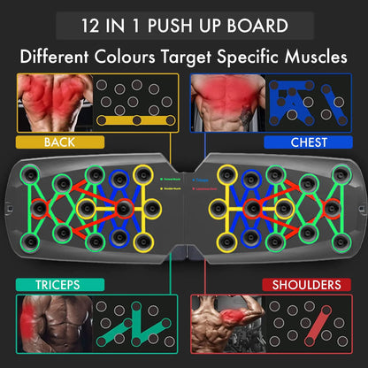 Household Multifunctional Push Up Training Board for Men's Chest and Abdominal Muscle Training Equipment Portable Push Up Board