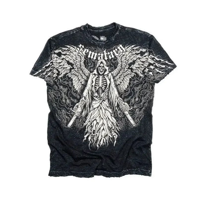 American retro cotton double-sided oversized