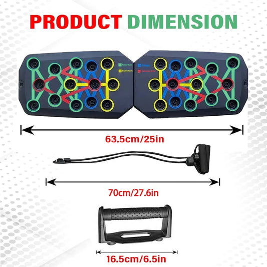 Household Multifunctional Push Up Training Board for Men's Chest and Abdominal Muscle Training Equipment Portable Push Up Board