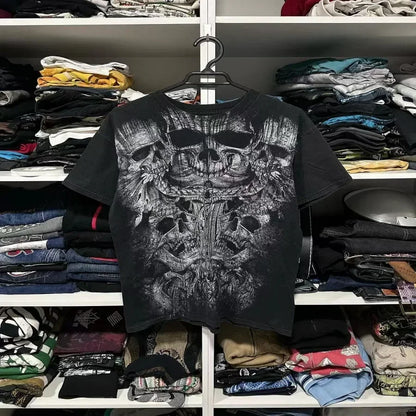 Y2K Popular Brands T shirt Fashion Round Neck Oversized shirt New Men Women Casual Gothic Clothing Short sleeve Tops Streetwear