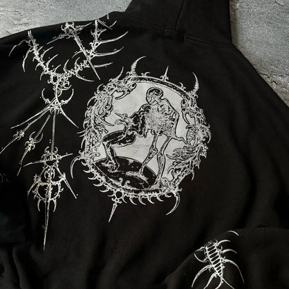 Harajuku Retro Versatile Oversized Hoodie
