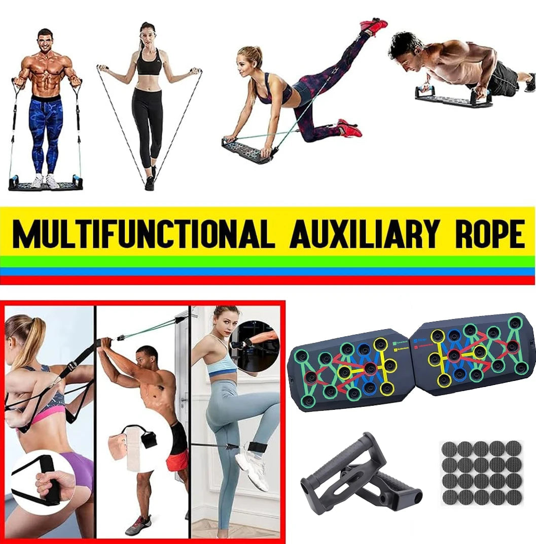 Household Multifunctional Push Up Training Board for Men's Chest and Abdominal Muscle Training Equipment Portable Push Up Board