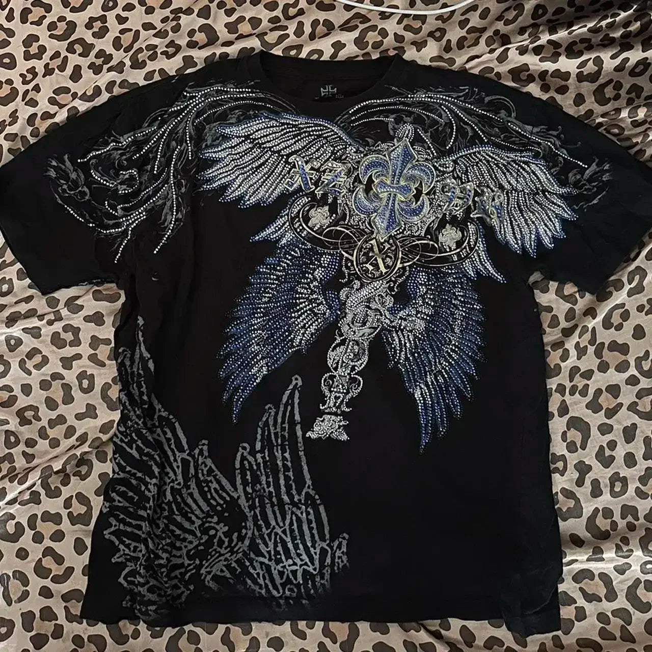 American retro cotton double-sided oversized