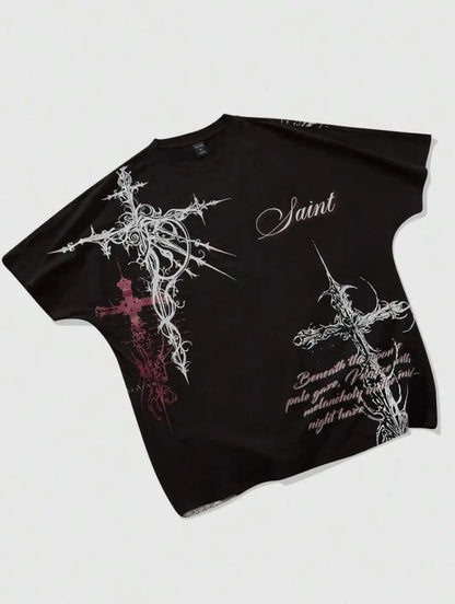 Y2K Popular Brands T shirt Fashion Round Neck Oversized shirt New Men Women Casual Gothic Clothing Short sleeve Tops Streetwear