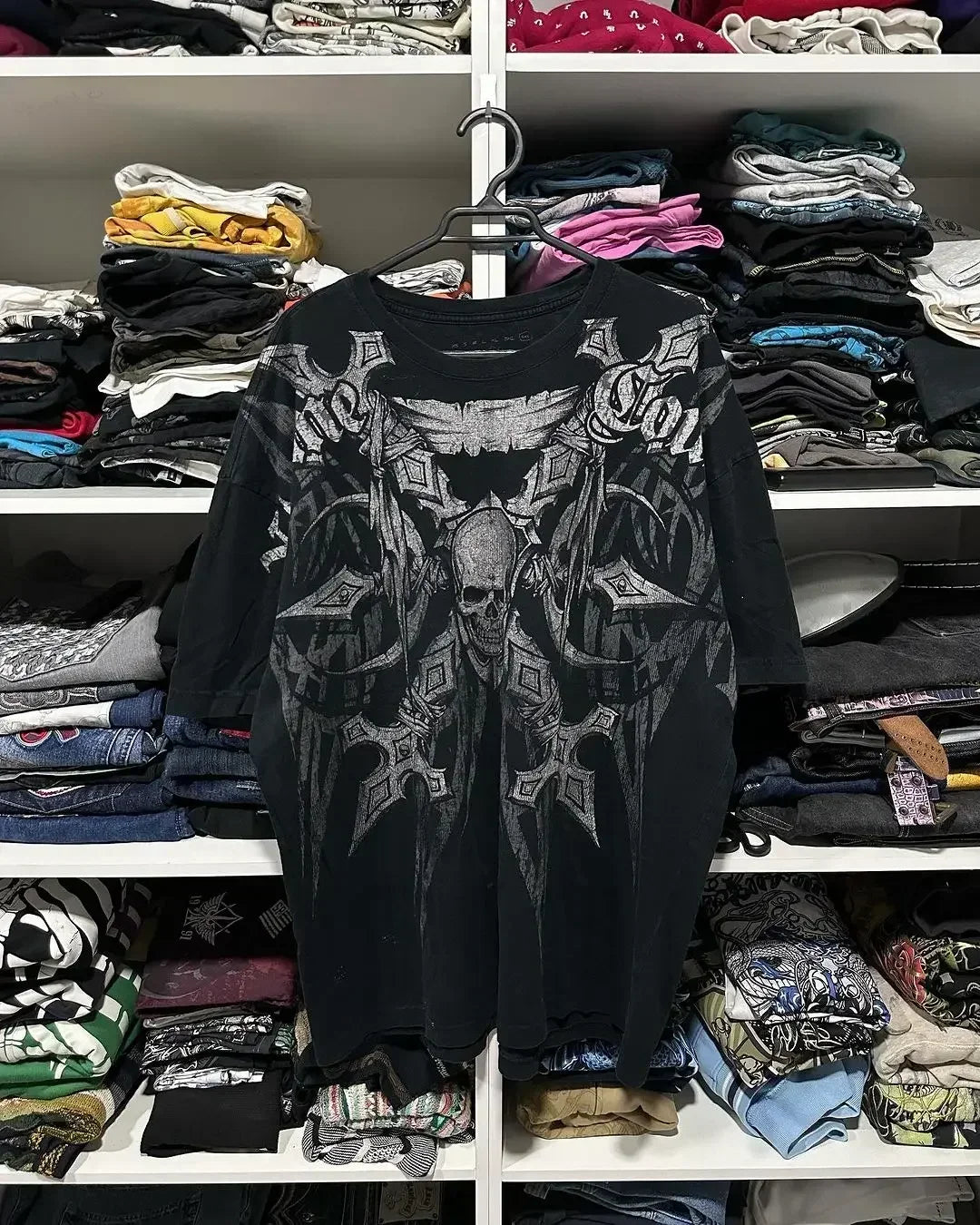 American retro cotton double-sided oversized