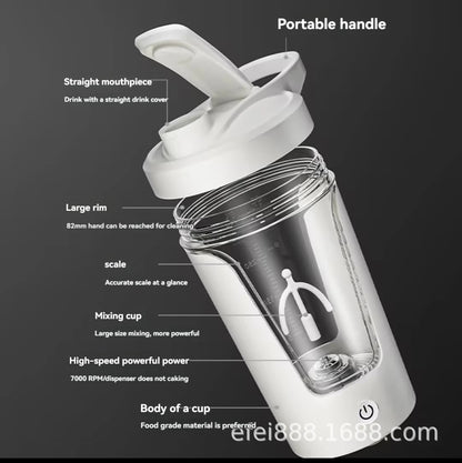 Electric Protein Shaker Bottle 350ml