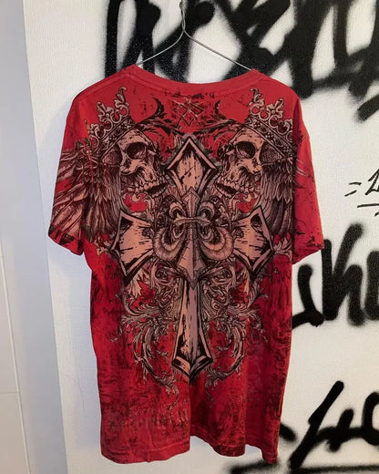 Y2K Popular Brands T shirt Fashion Round Neck Oversized shirt New Men Women Casual Gothic Clothing Short sleeve Tops Streetwear