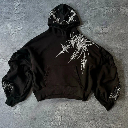 Harajuku Retro Versatile Oversized Hoodie