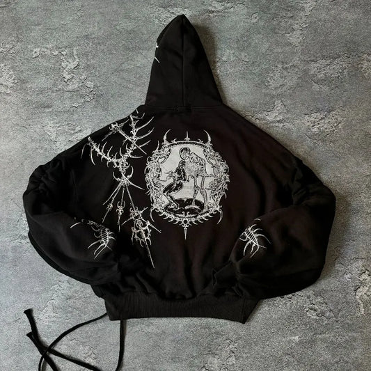 Harajuku Retro Versatile Oversized Hoodie